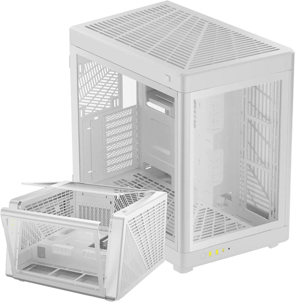 GAMDIAS NESO P1 Full Tower PC Case White (No Fans Included) - Anigma